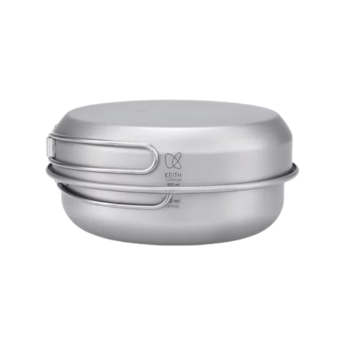 3-Piece Titanium pot and Pan Cook Set Ti6053