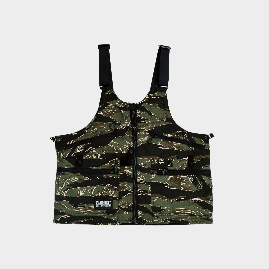 Camping Vest (ฺTiger Camo)